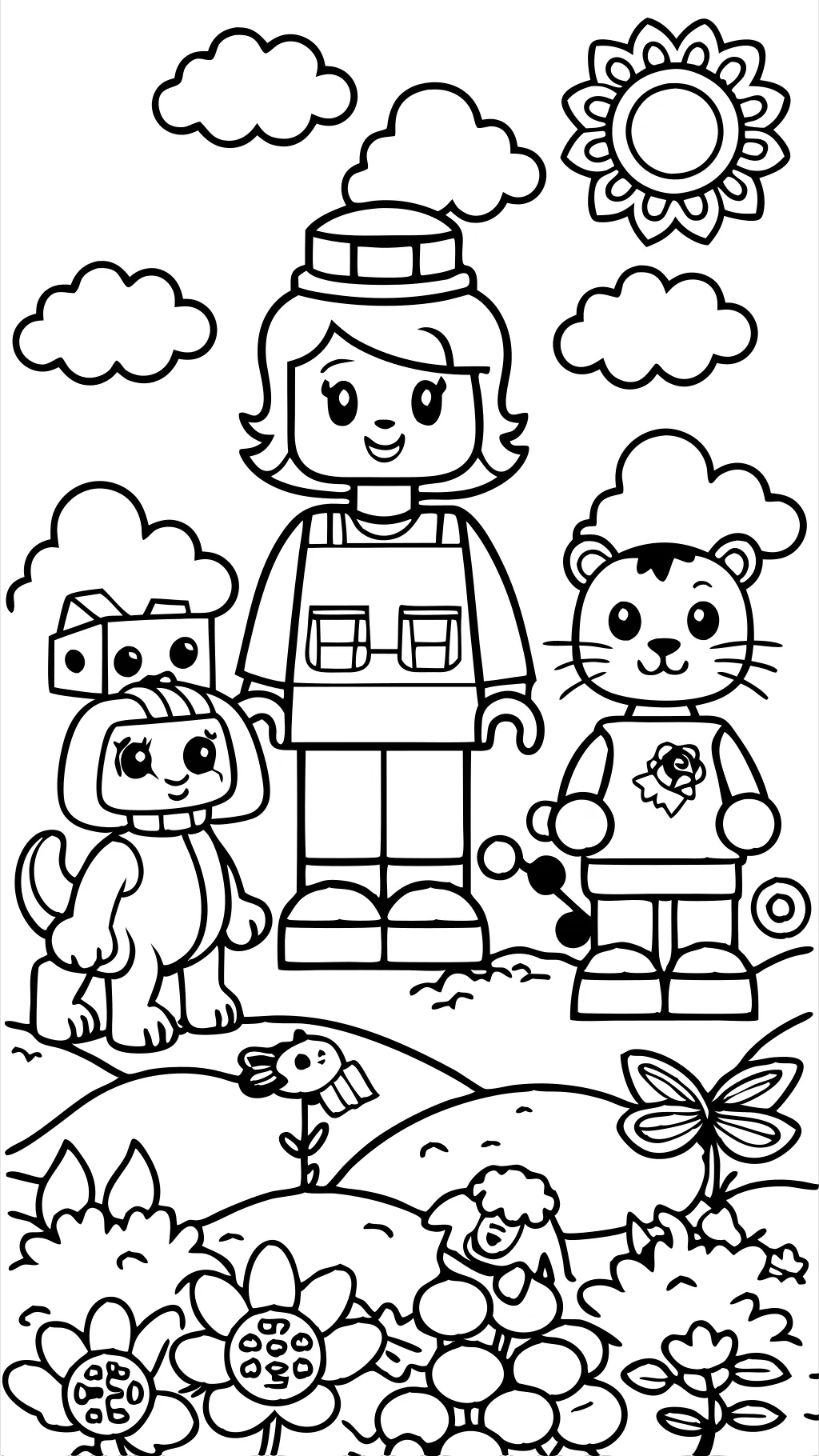 lego friends coloring pages